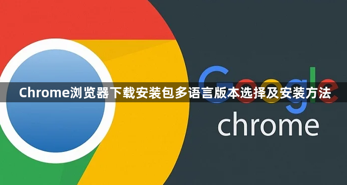 Chrome浏览器下载安装包多语言版本选择及安装方法1