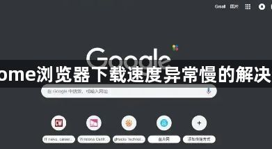 chrome浏览器下载速度异常慢的解决技巧1