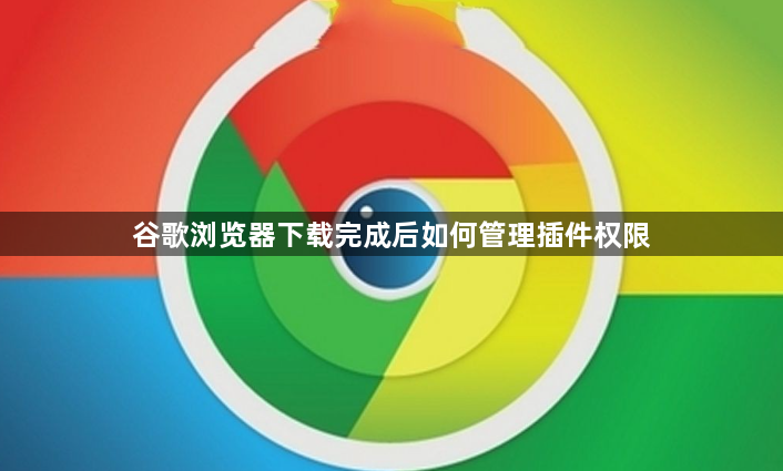 谷歌浏览器下载完成后如何管理插件权限1