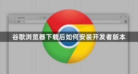 谷歌浏览器下载后如何安装开发者版本1