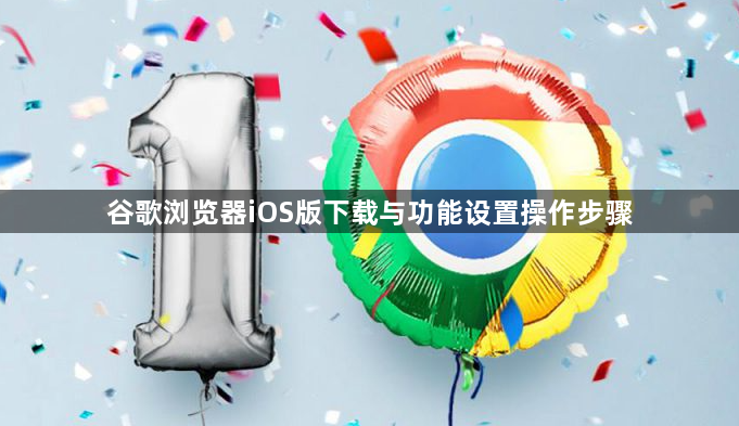 谷歌浏览器iOS版下载与功能设置操作步骤1