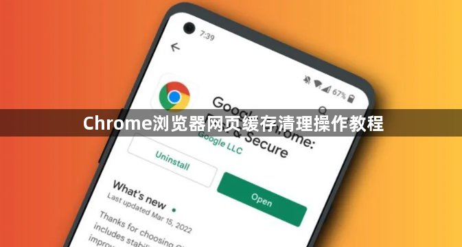Chrome浏览器网页缓存清理操作教程1