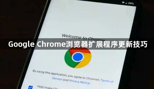 Google Chrome浏览器扩展程序更新技巧1