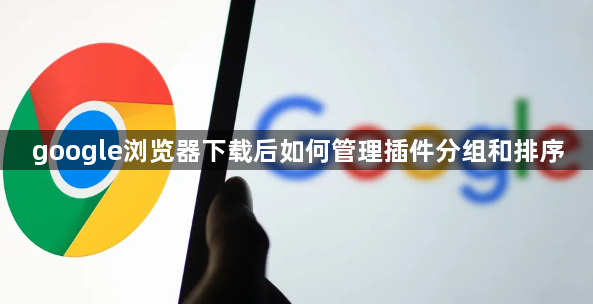 google浏览器下载后如何管理插件分组和排序1
