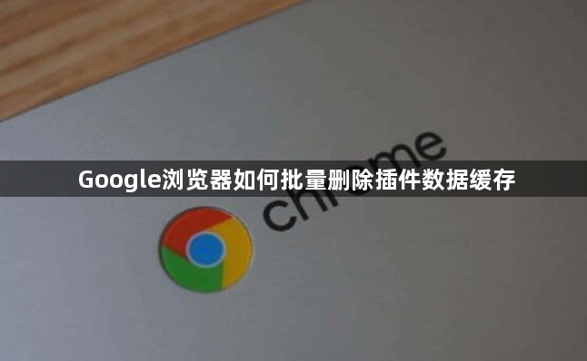 Google浏览器如何批量删除插件数据缓存1
