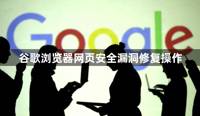 谷歌浏览器网页安全漏洞修复操作1