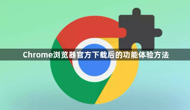 Chrome浏览器官方下载后的功能体验方法1
