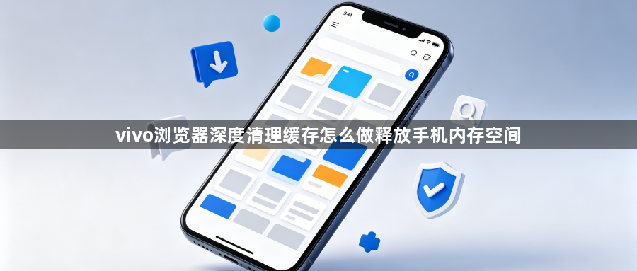vivo浏览器深度清理缓存怎么做释放手机内存空间1