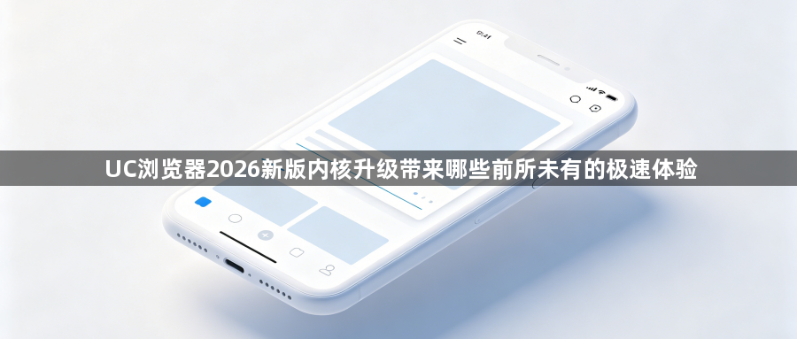 UC浏览器2026新版内核升级带来哪些前所未有的极速体验1