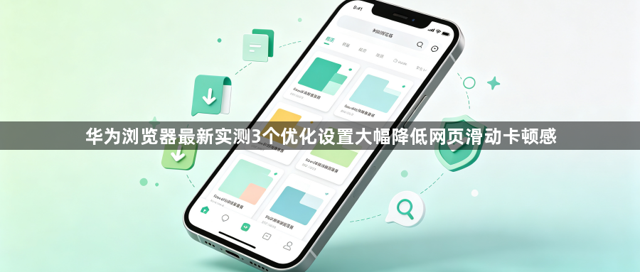 华为浏览器最新实测3个优化设置大幅降低网页滑动卡顿感1