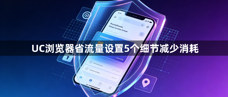 UC浏览器省流量设置5个细节减少消耗1