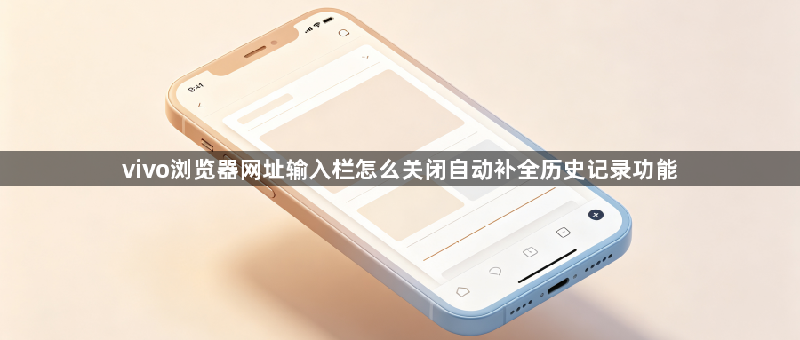vivo浏览器网址输入栏怎么关闭自动补全历史记录功能1