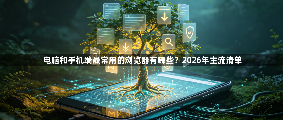 电脑和手机端最常用的浏览器有哪些？2026年主流清单1