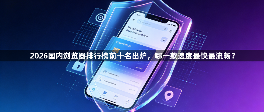 2026国内浏览器排行榜前十名出炉，哪一款速度最快最流畅？1