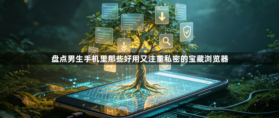 盘点男生手机里那些好用又注重私密的宝藏浏览器1