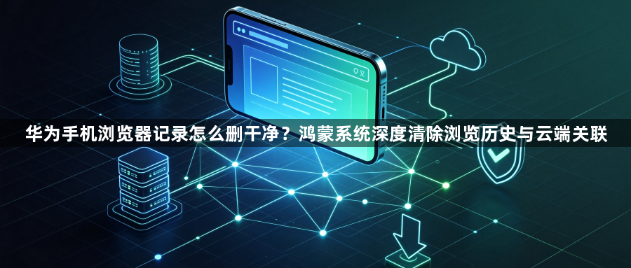 华为手机浏览器记录怎么删干净？鸿蒙系统深度清除浏览历史与云端关联1