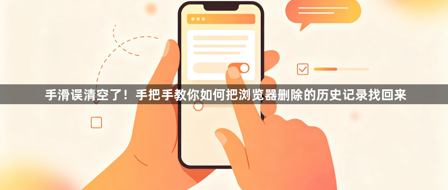 手滑误清空了！手把手教你如何把浏览器删除的历史记录找回来1