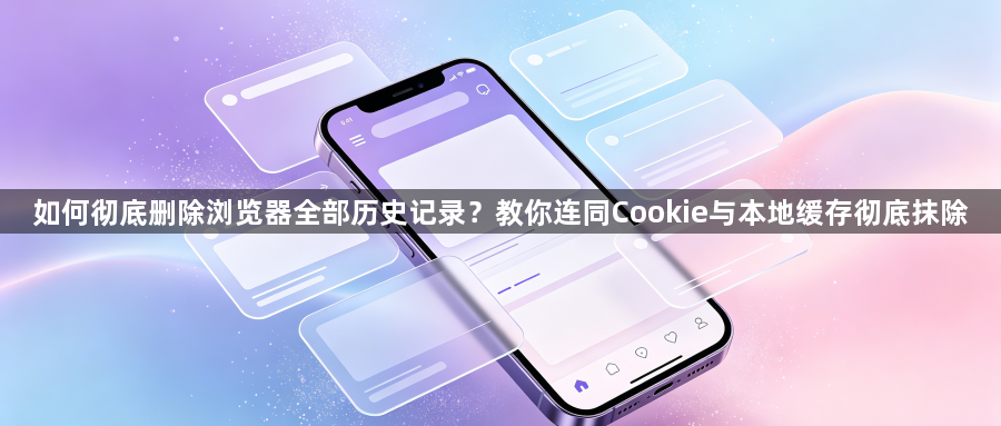 如何彻底删除浏览器全部历史记录?教你连同Cookie与本地缓存彻底抹除1