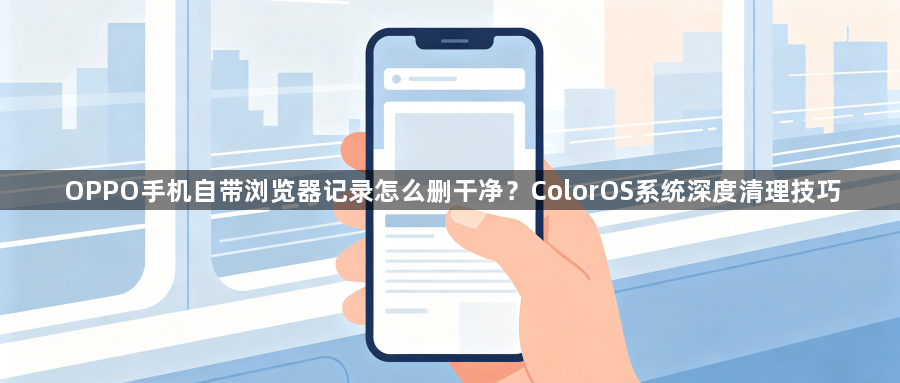 OPPO手机自带浏览器记录怎么删干净?ColorOS系统深度清理技巧1