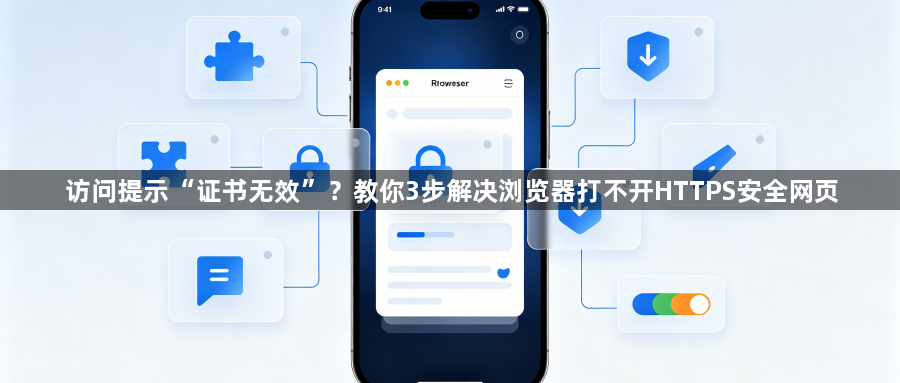 访问提示“证书无效”？教你3步解决浏览器打不开HTTPS安全网页1
