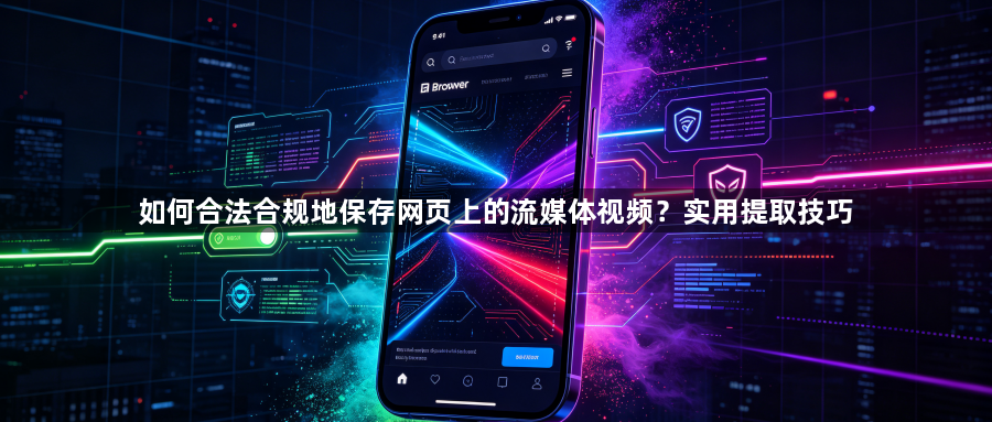 如何合法合规地保存网页上的流媒体视频?实用提取技巧1