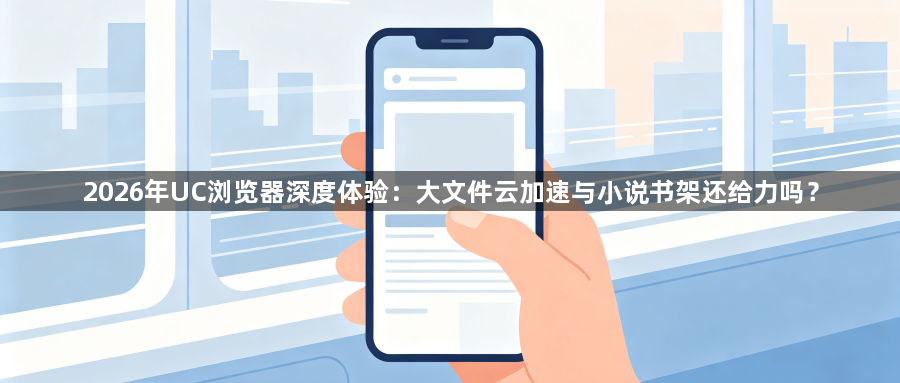 2026年UC浏览器深度体验：大文件云加速与小说书架还给力吗？1