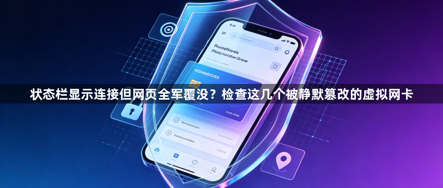 状态栏显示连接但网页全军覆没？检查这几个被静默篡改的虚拟网卡1