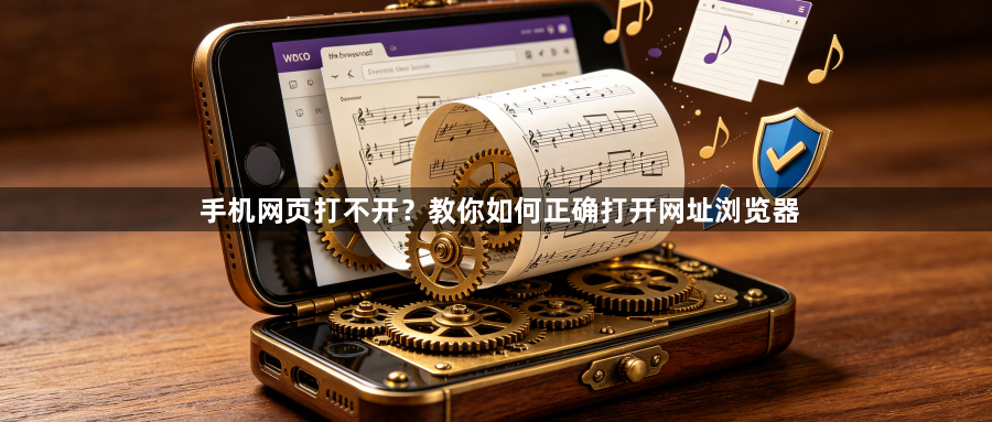 手机网页打不开?教你如何正确打开网址浏览器1
