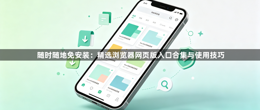 随时随地免安装:精选浏览器网页版入口合集与使用技巧1