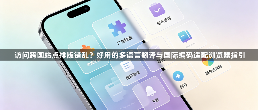 访问跨国站点排版错乱？好用的多语言翻译与国际编码适配浏览器指引1